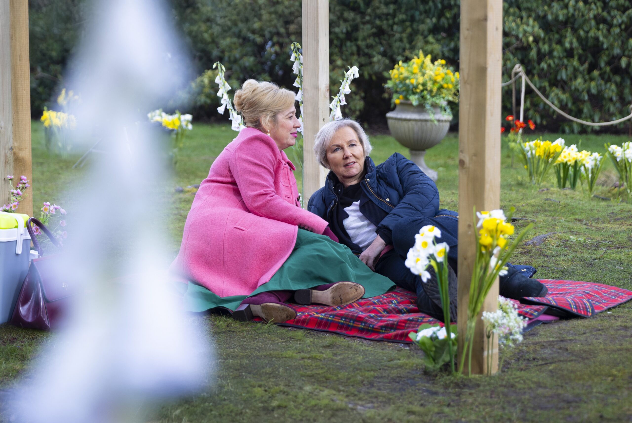 Coronation Street's Julie and Eileen at the lakes