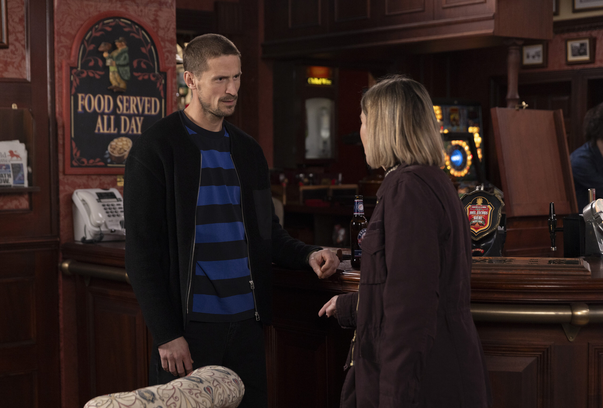 Coronation Street's Carl looks at Abi