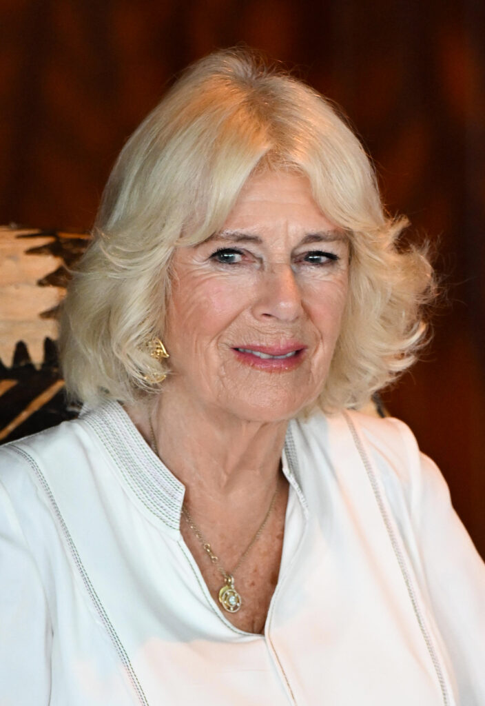 Queen Camilla smiling 