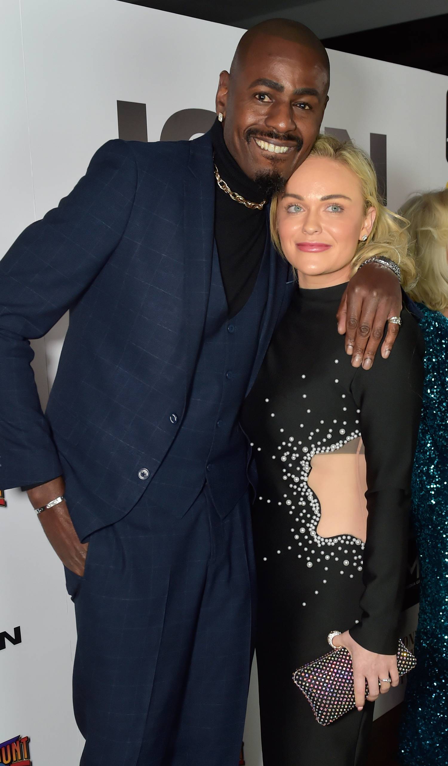 Ben Ofoedu puts an arm around Vanessa Brown