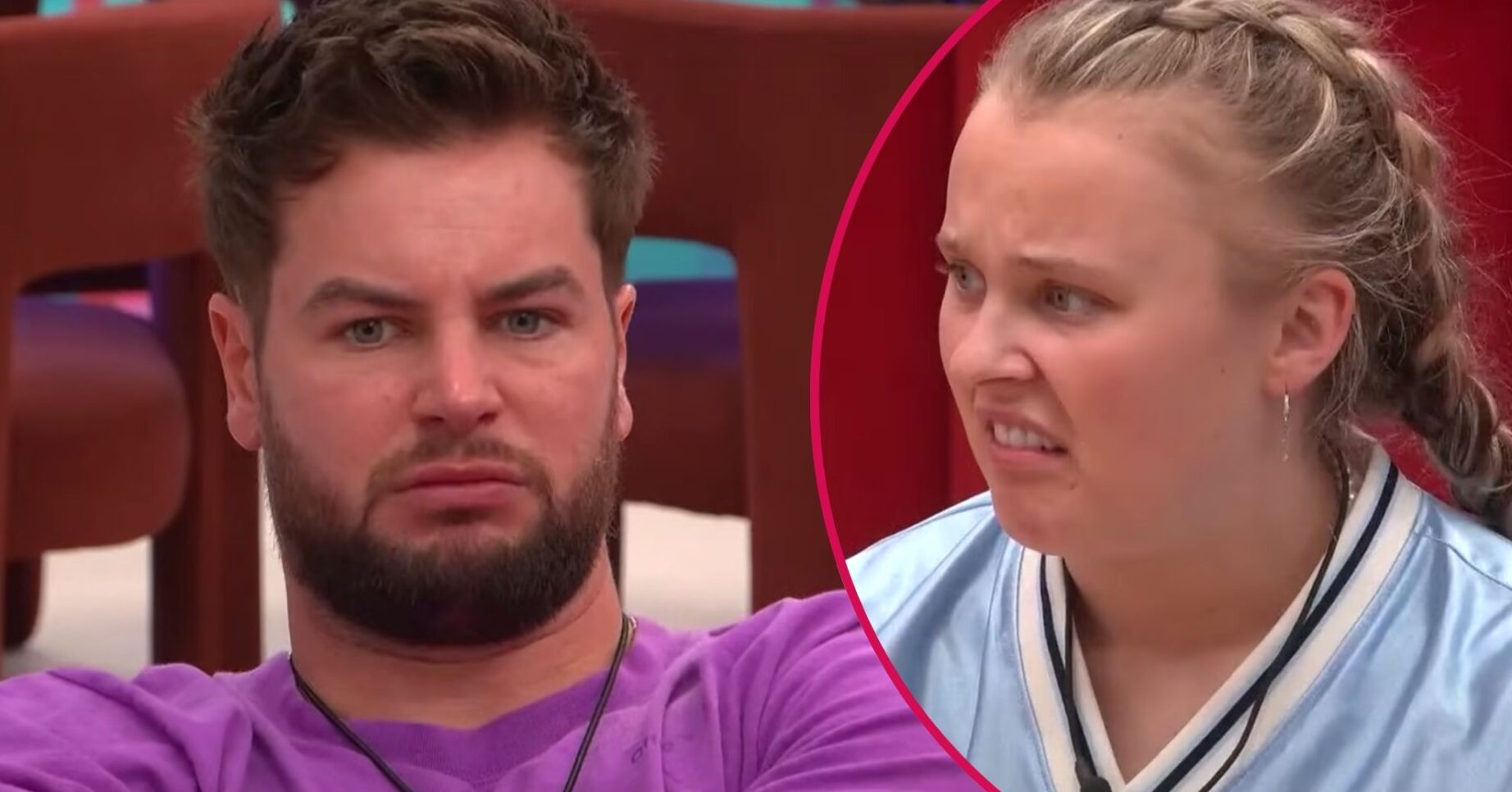 Chris Hughes looks detached, JoJo Siwa looks disgusted