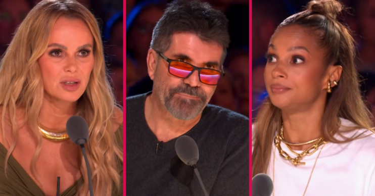 Amanda Holden, Simon Cowell and Alesha Dixon