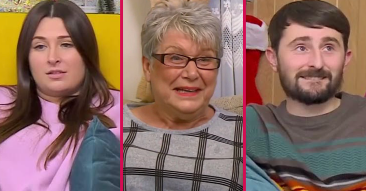 Sophie, Jenny and Pete from Gogglebox