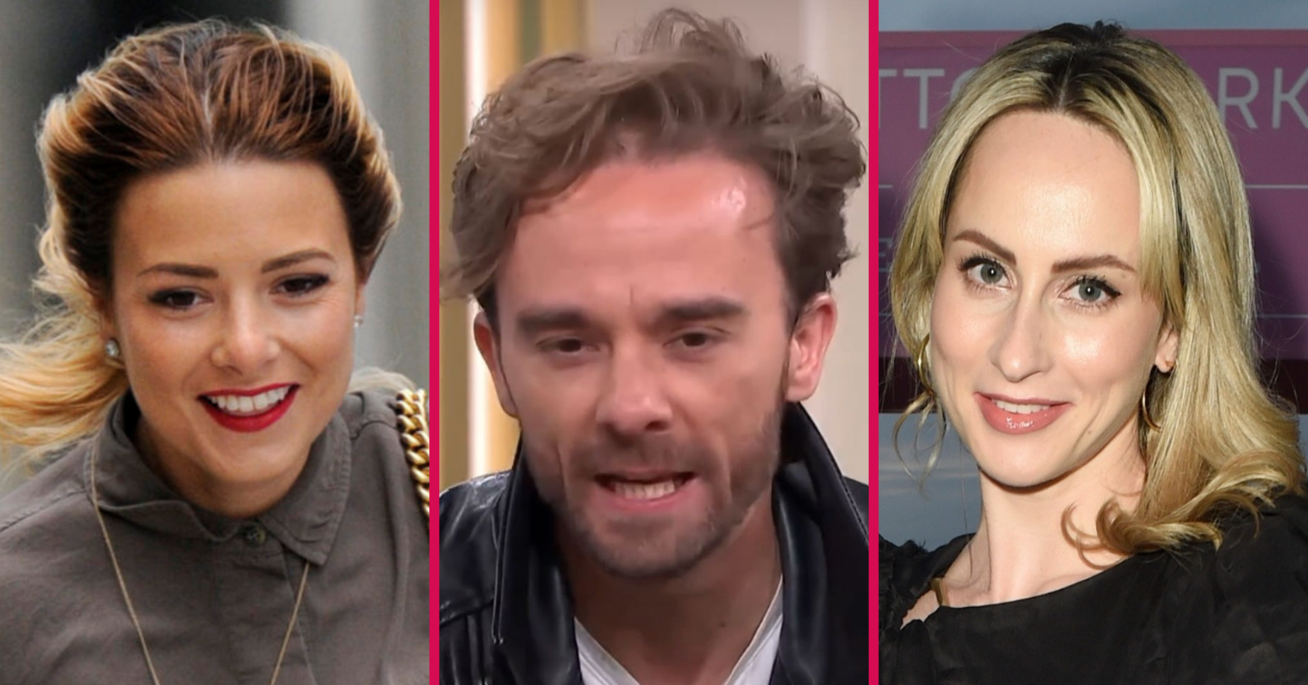 Jack P Shepherd and two of his girlfriends