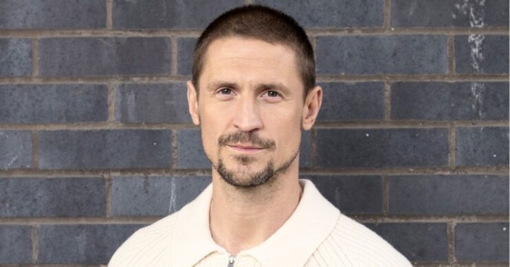 Jonathan Howard in a Coronation Street promo shot as Carl Webster (Credit: ITV/Composite: ED!)
