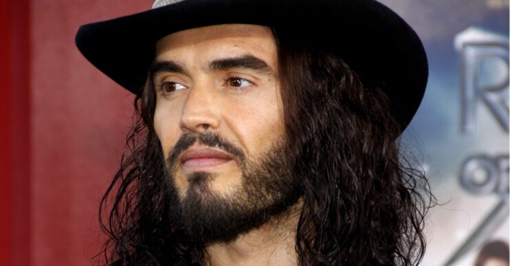 Russell Brand smiling