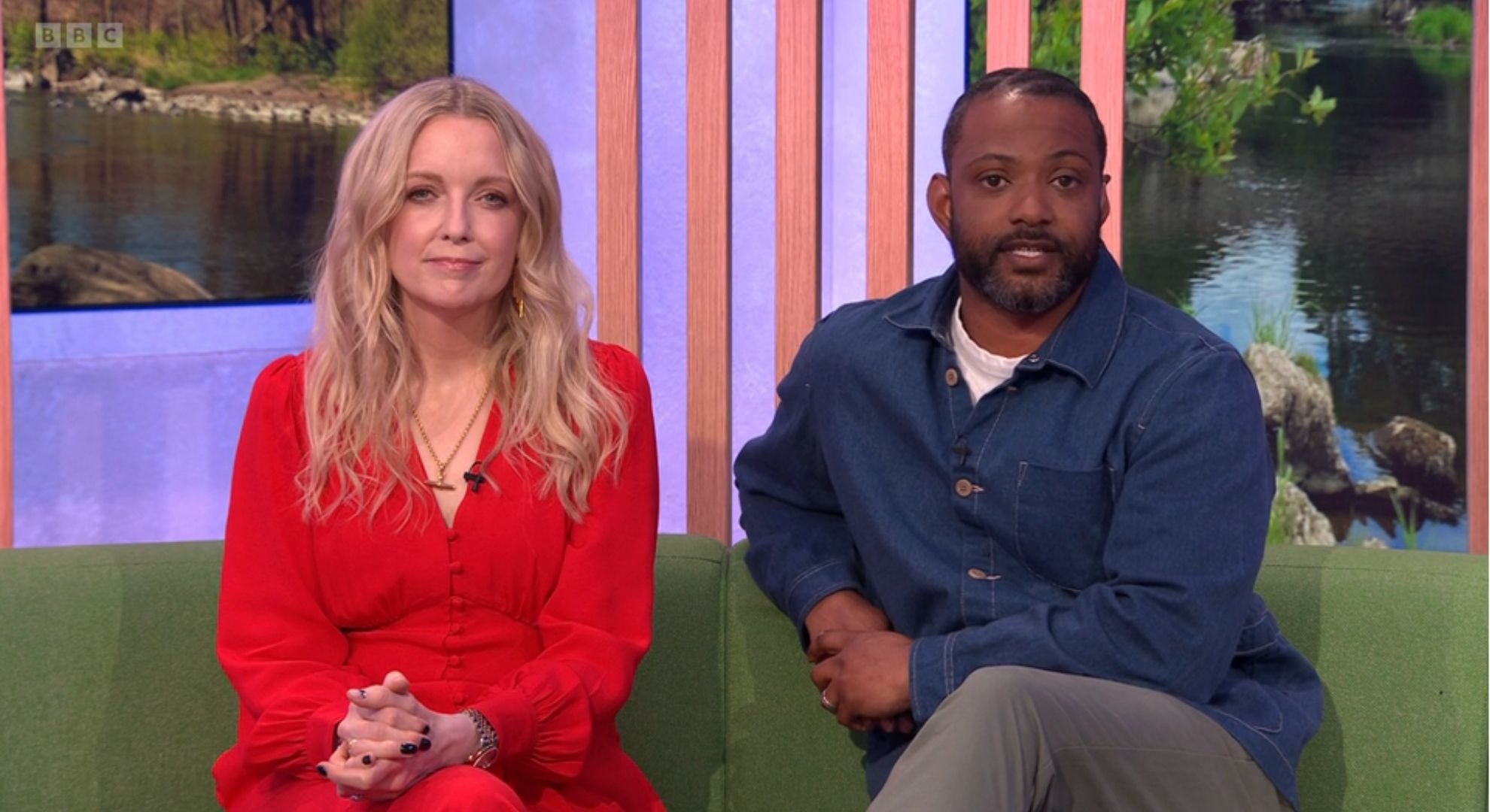 Lauren Laverne and JB Gill on The One Show 