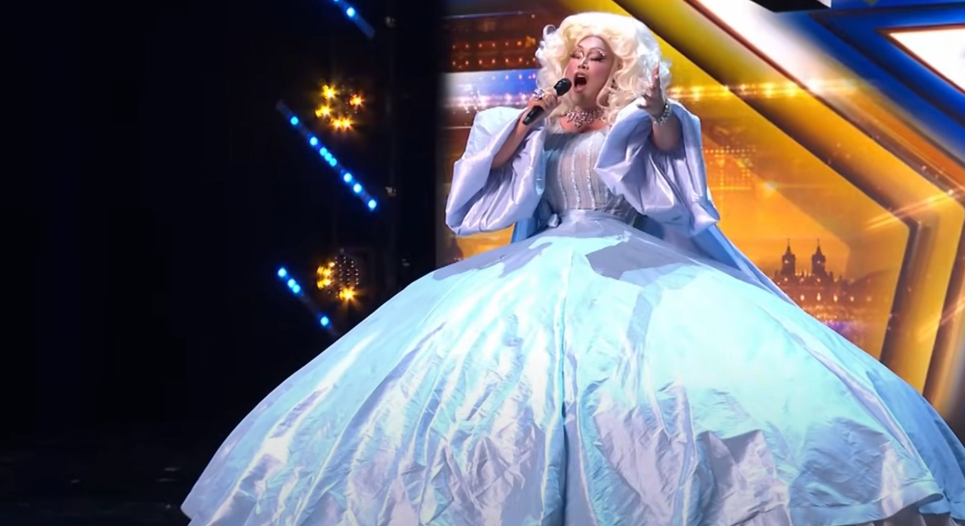 Jasmine Rice singing on Britain's Got Talent