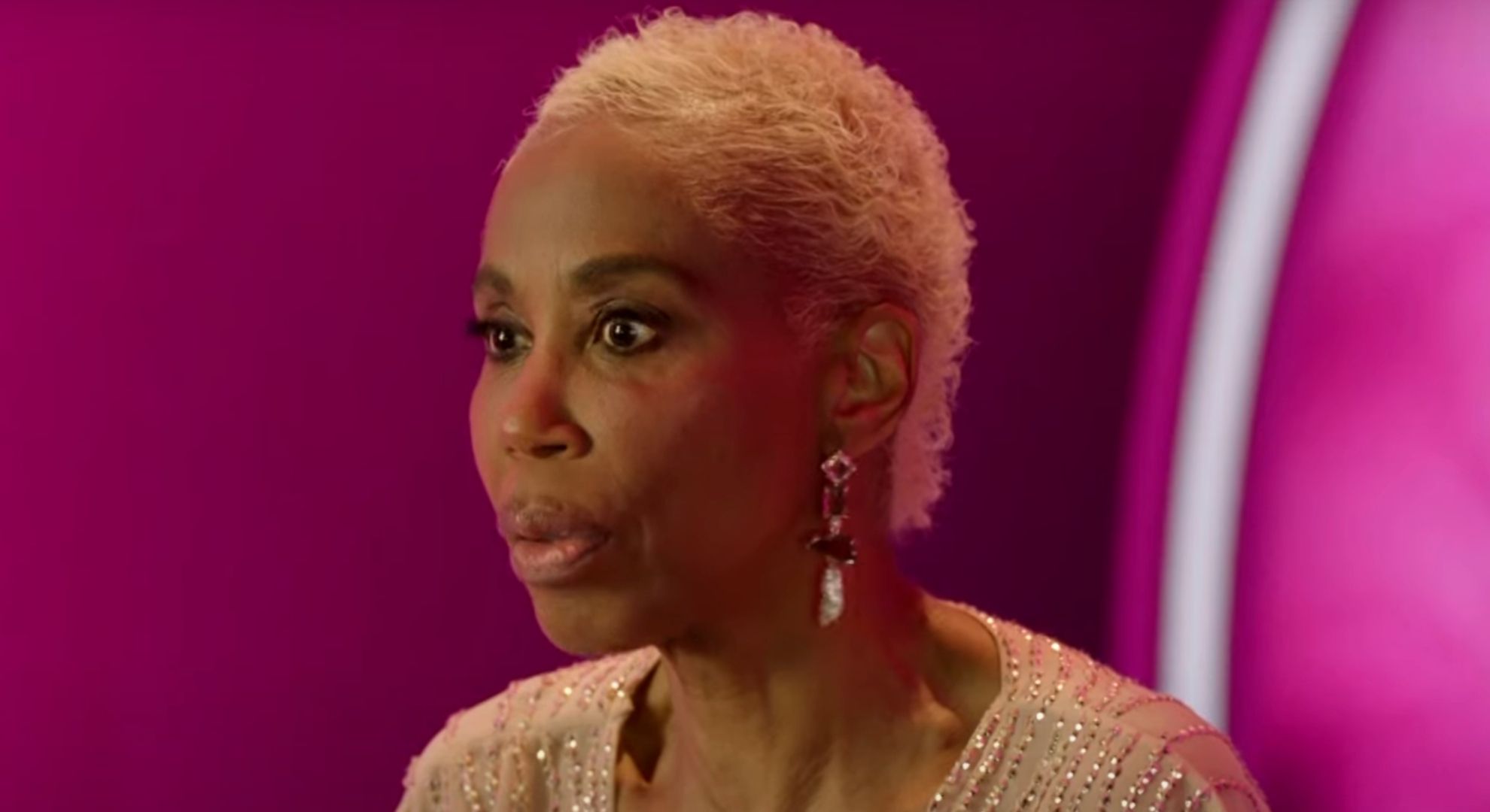 Trisha Goddard speaking on Celebrity Big Brother