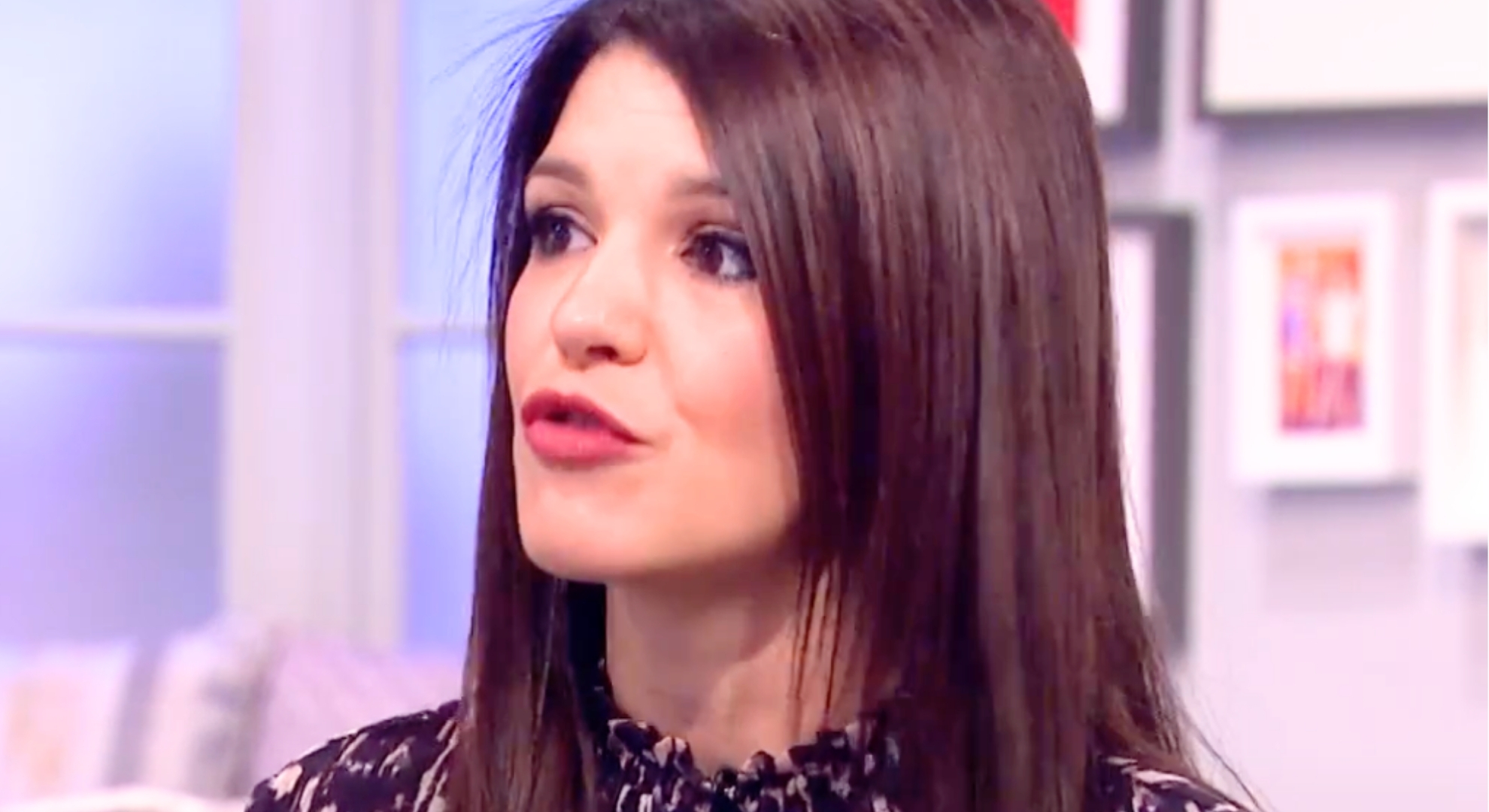 Emmerdale's Natalie Anderson serious
