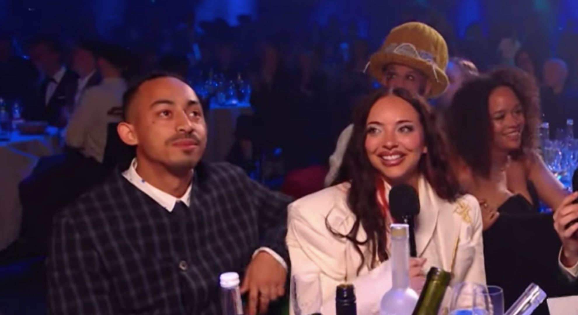 Jade and boyfriend Jordan at the BRITs