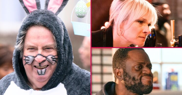 EastEnders' Nigel, Nicola, Kojo