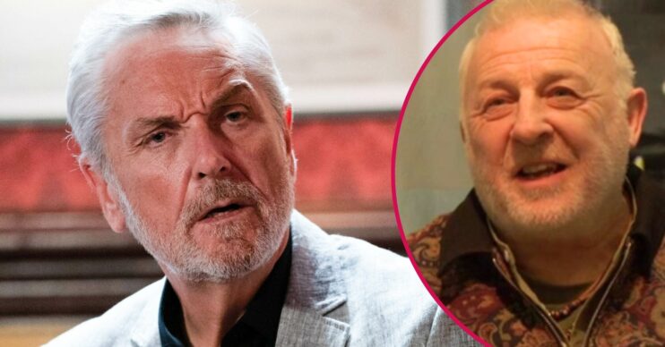 Rocky Cotton on EastEnders; inset, Terry Cant (Credit: BBC/Composite: ED!)