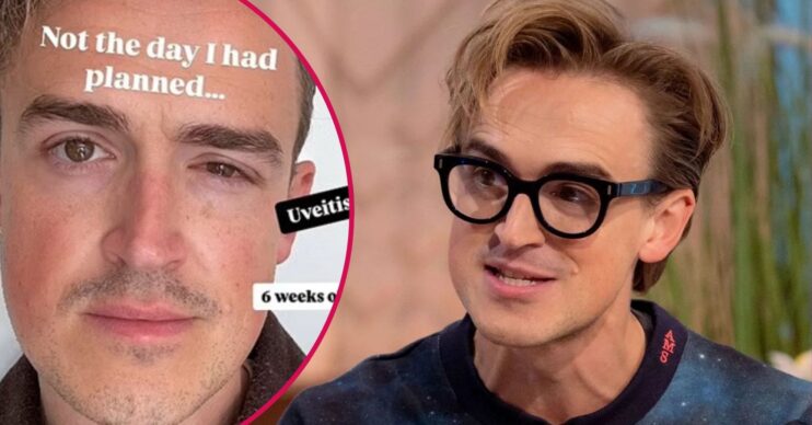 Tom Fletcher eye flare-up / Tom Fletcher on Lorraine