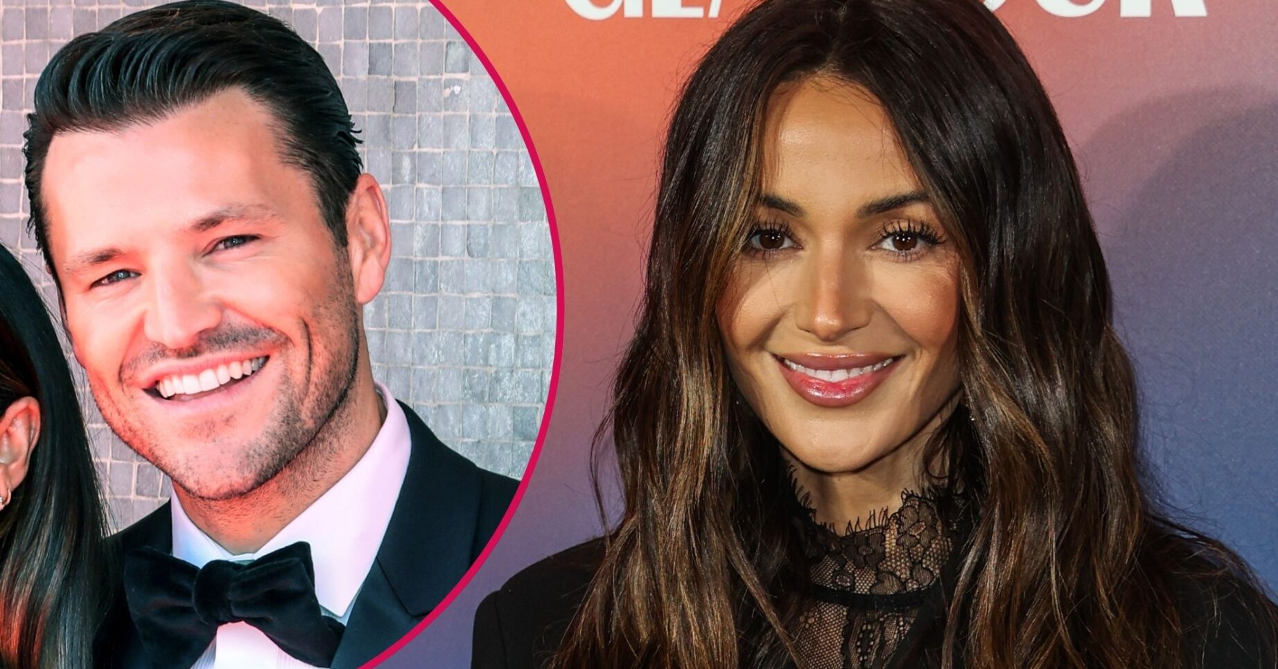 Mark Wright and Michelle smiling