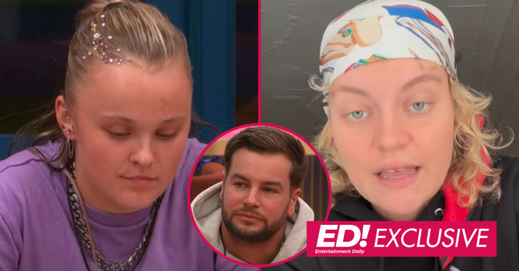 JoJo Siwa, Kath Ebbs and Chris Hughes