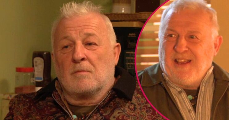 Terry looks wistful on EastEnders; inset, getting nasty (Credit: BBC/Composite: ED!)