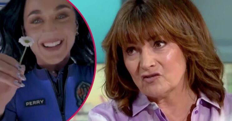 Katy Perry and Lorraine Kelly