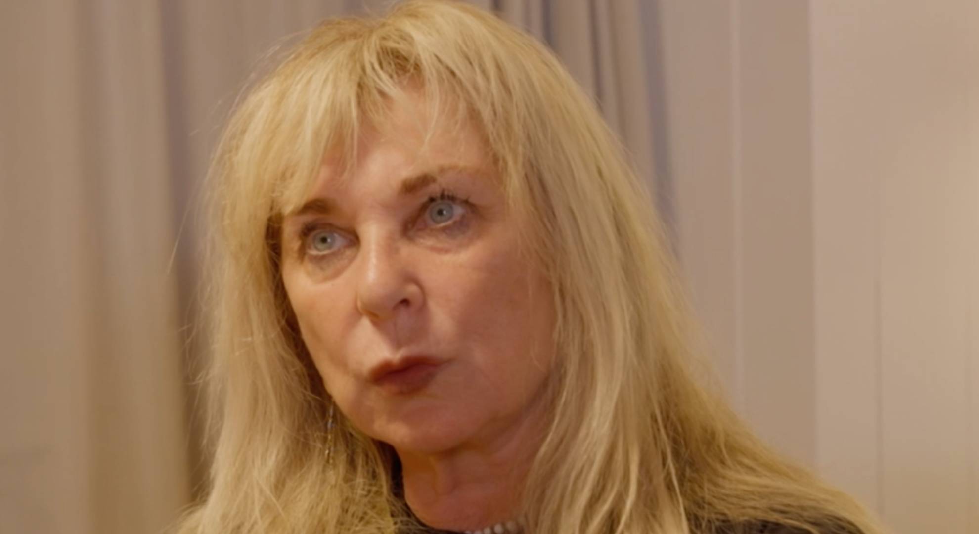 Helen Lederer purses her lips