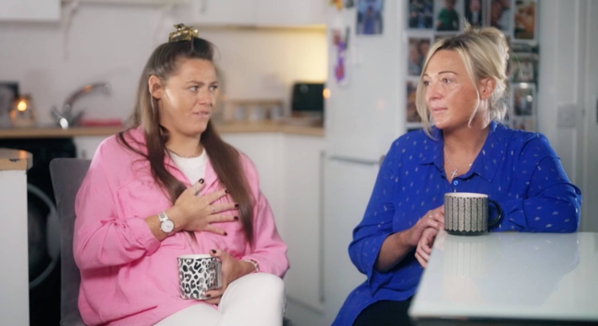 Joe Swash's sisters talking