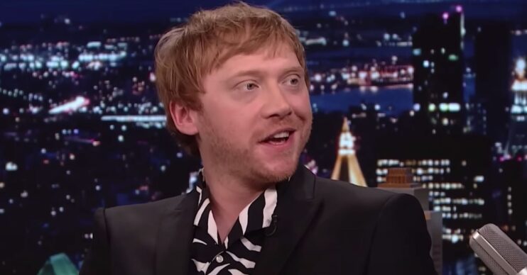 Rupert Grint looks surprised
