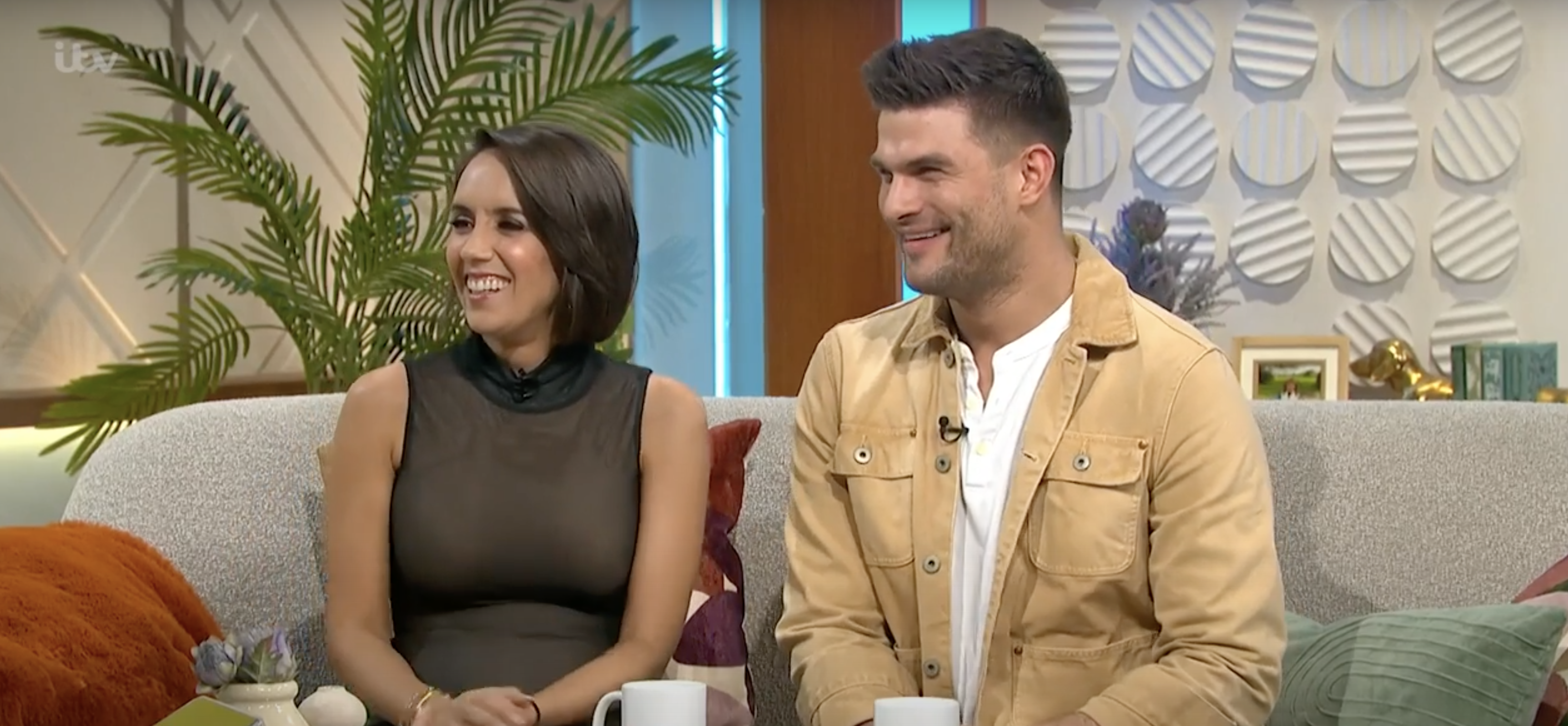 Janette Manrara and Aljaz Skorjanec on Lorraine