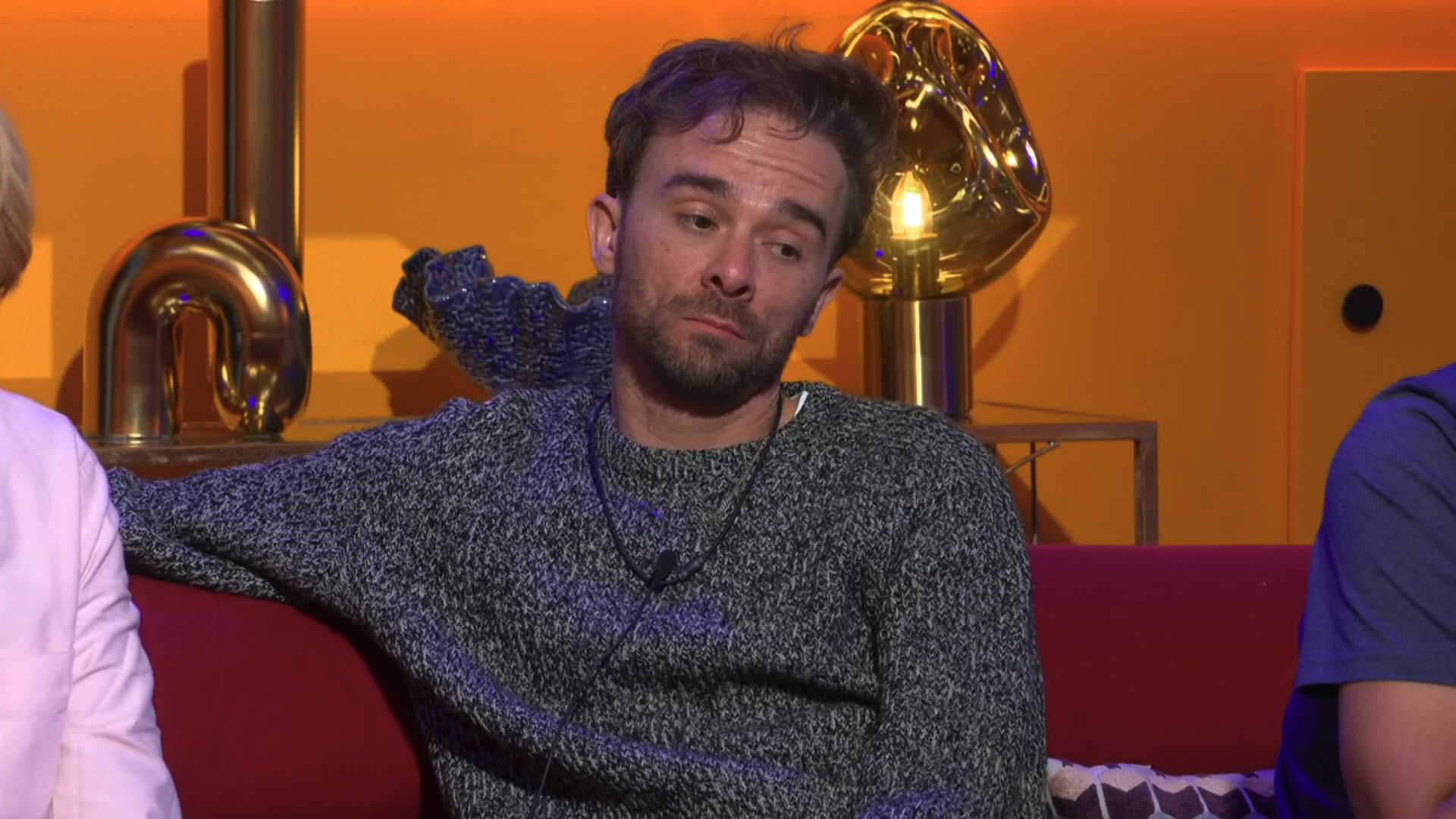 Jack P Shepherd in the Celebrity Big Brother house