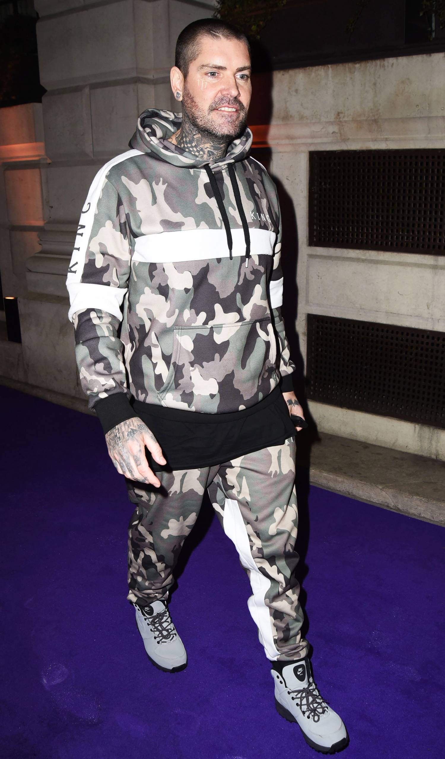 Shane Lynch walking