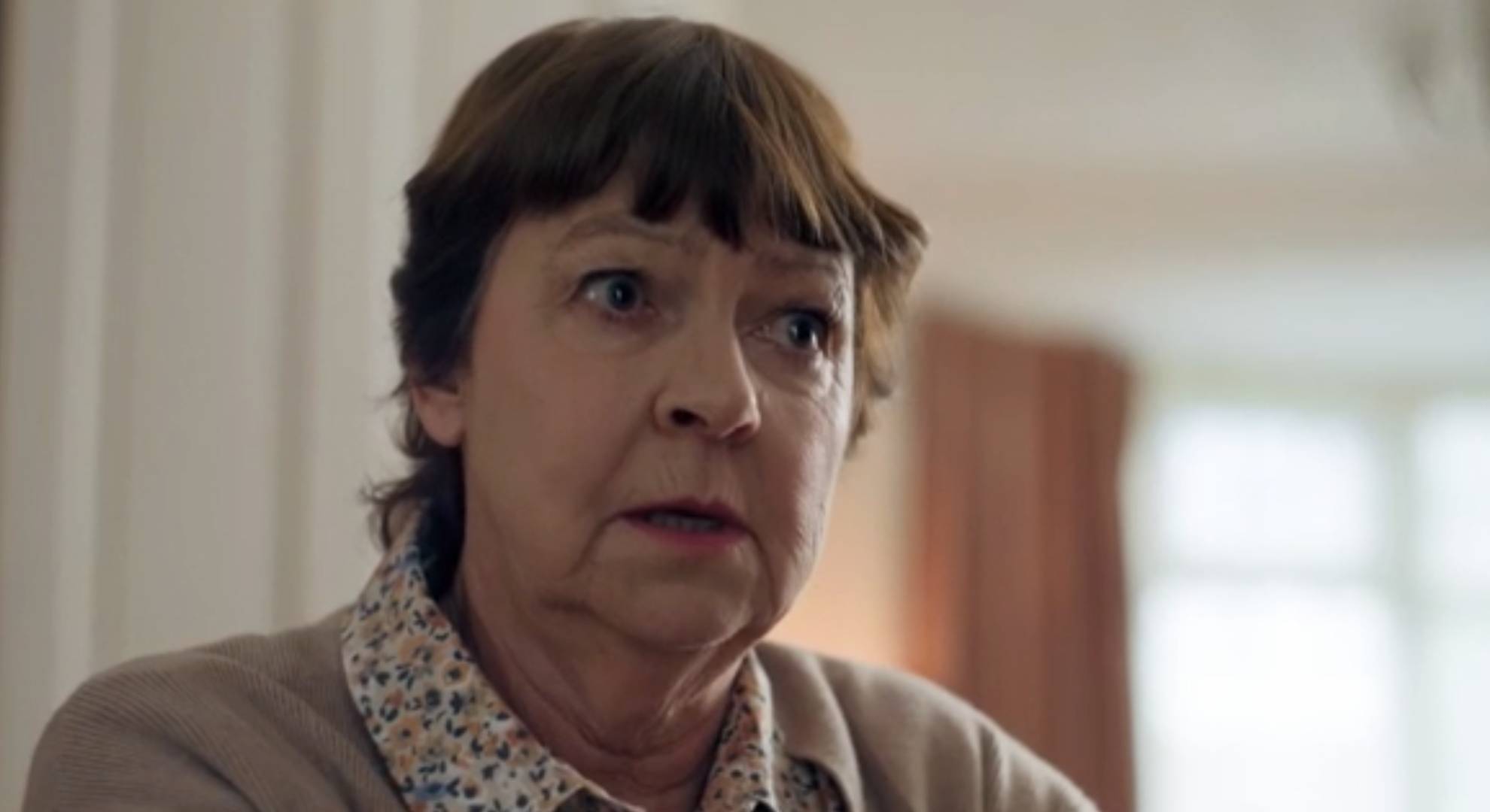 Tessa Peake-Jones plays Barbara Abshire in The Feud