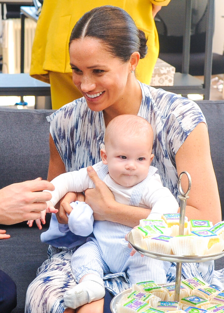 Meghan Markle holding baby Archie