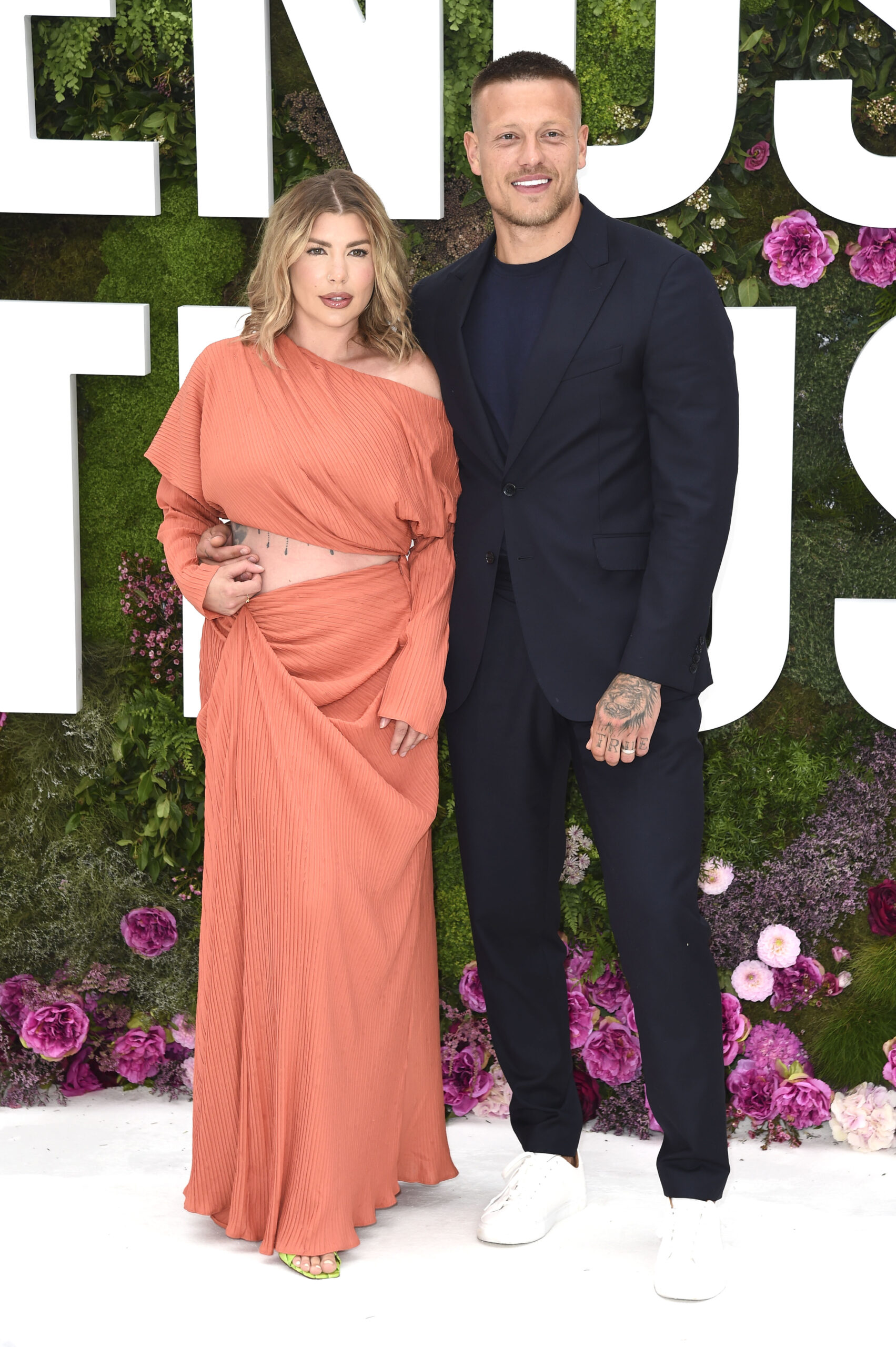 Olivia Bowen and Alex Bowen on the red carpet