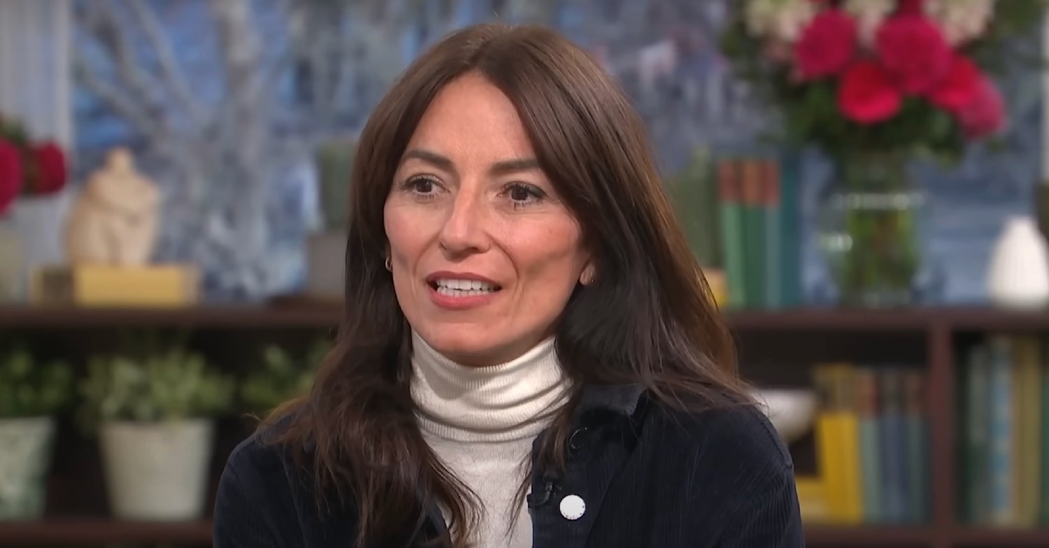 Davina McCall smiling on This Morning