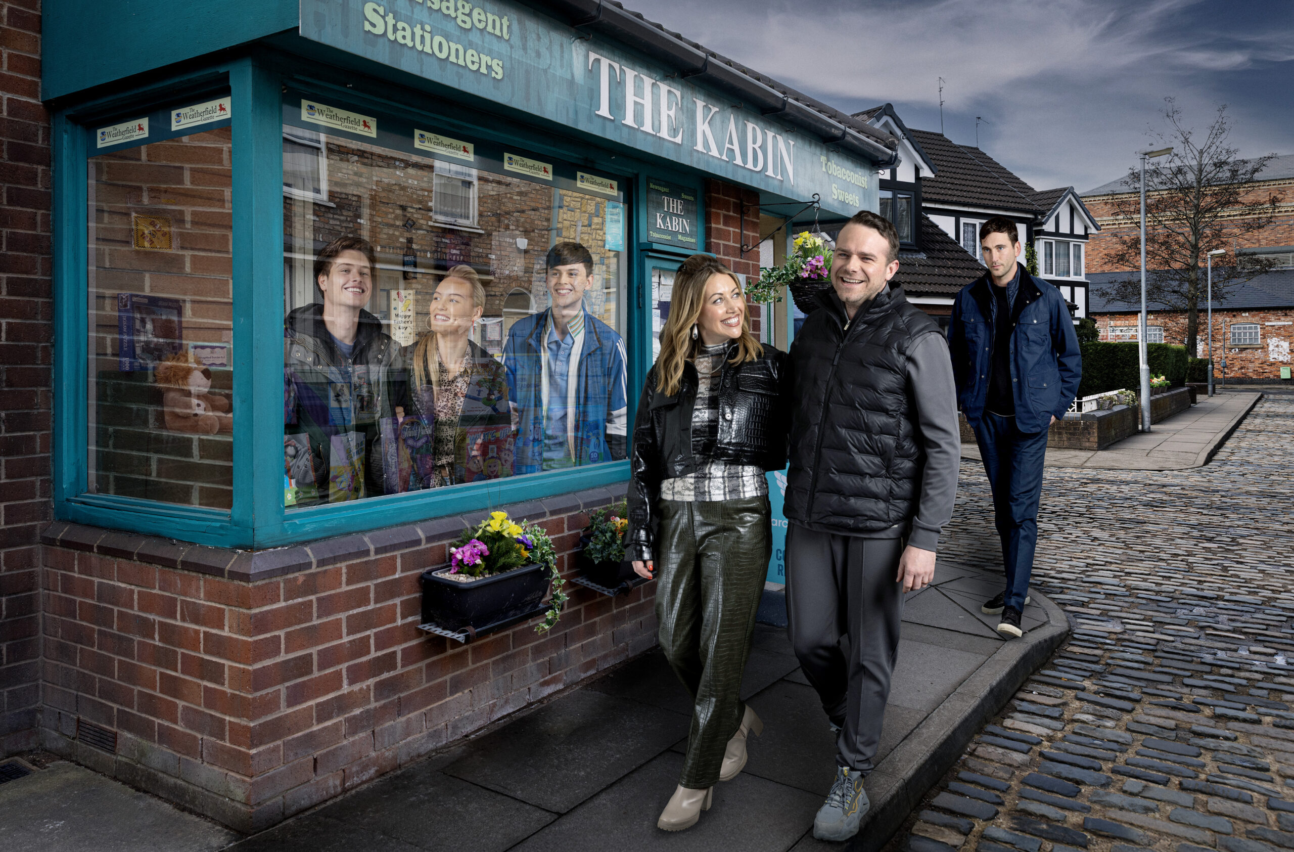 Corrie Kit, Lou, Mick promo pic