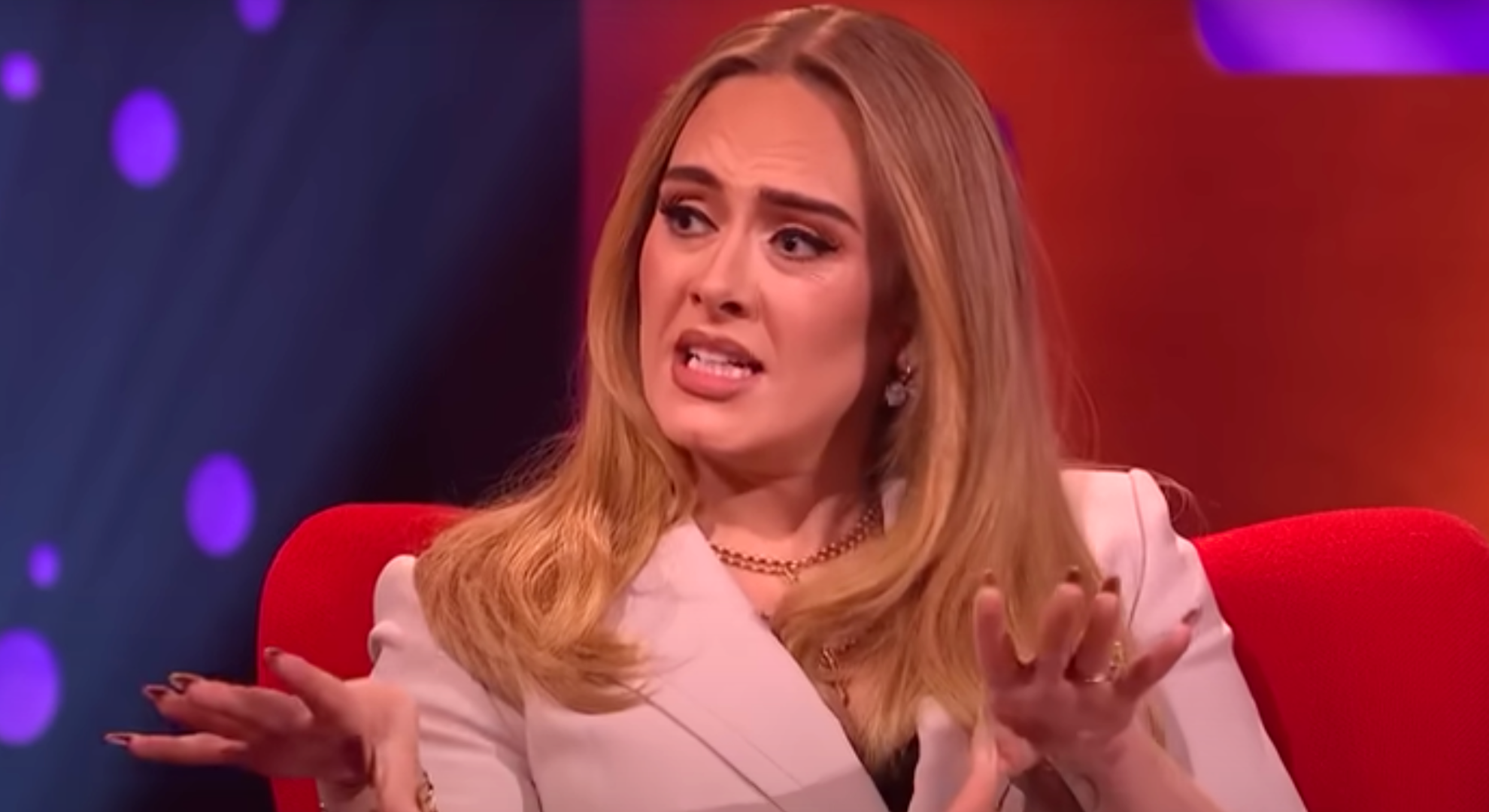 Adele makes her point