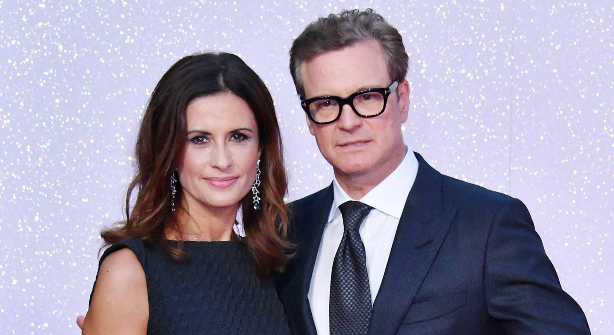 Colin Firth and Livia pose for pics