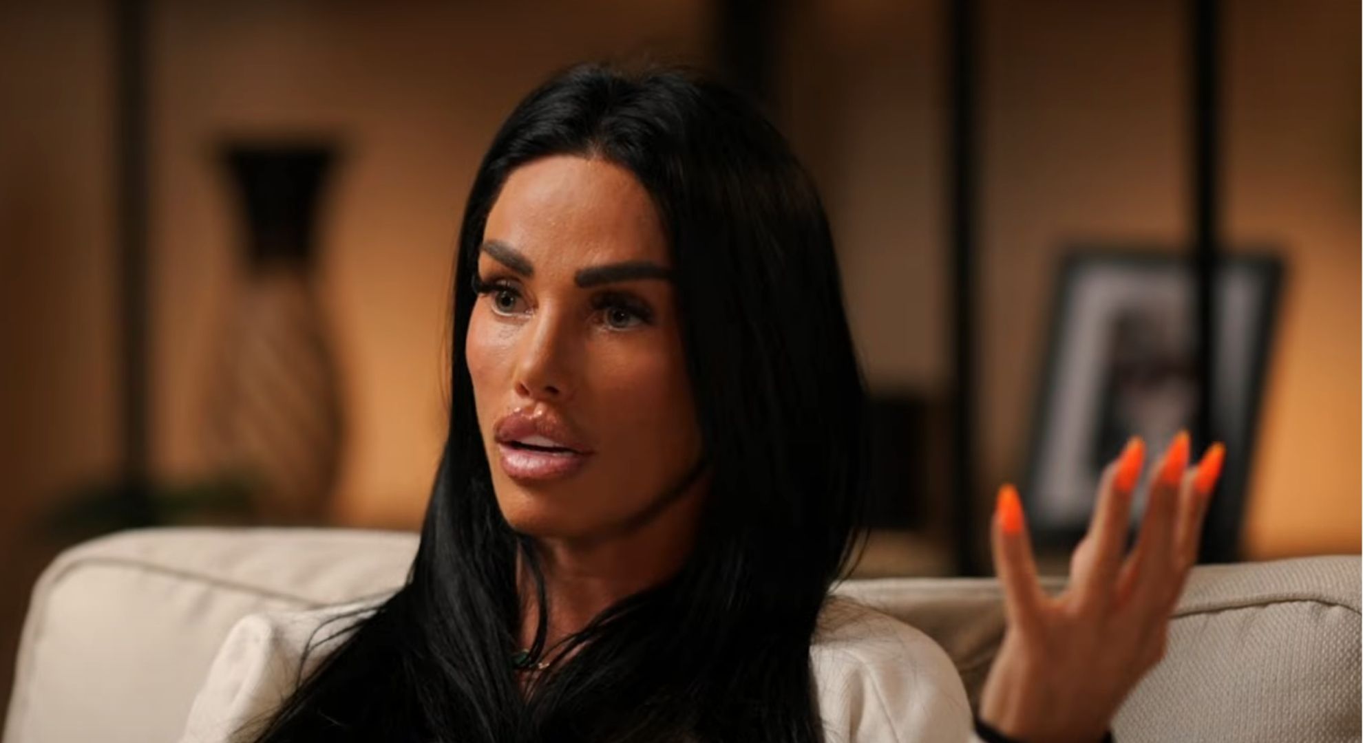 Katie Price talking 