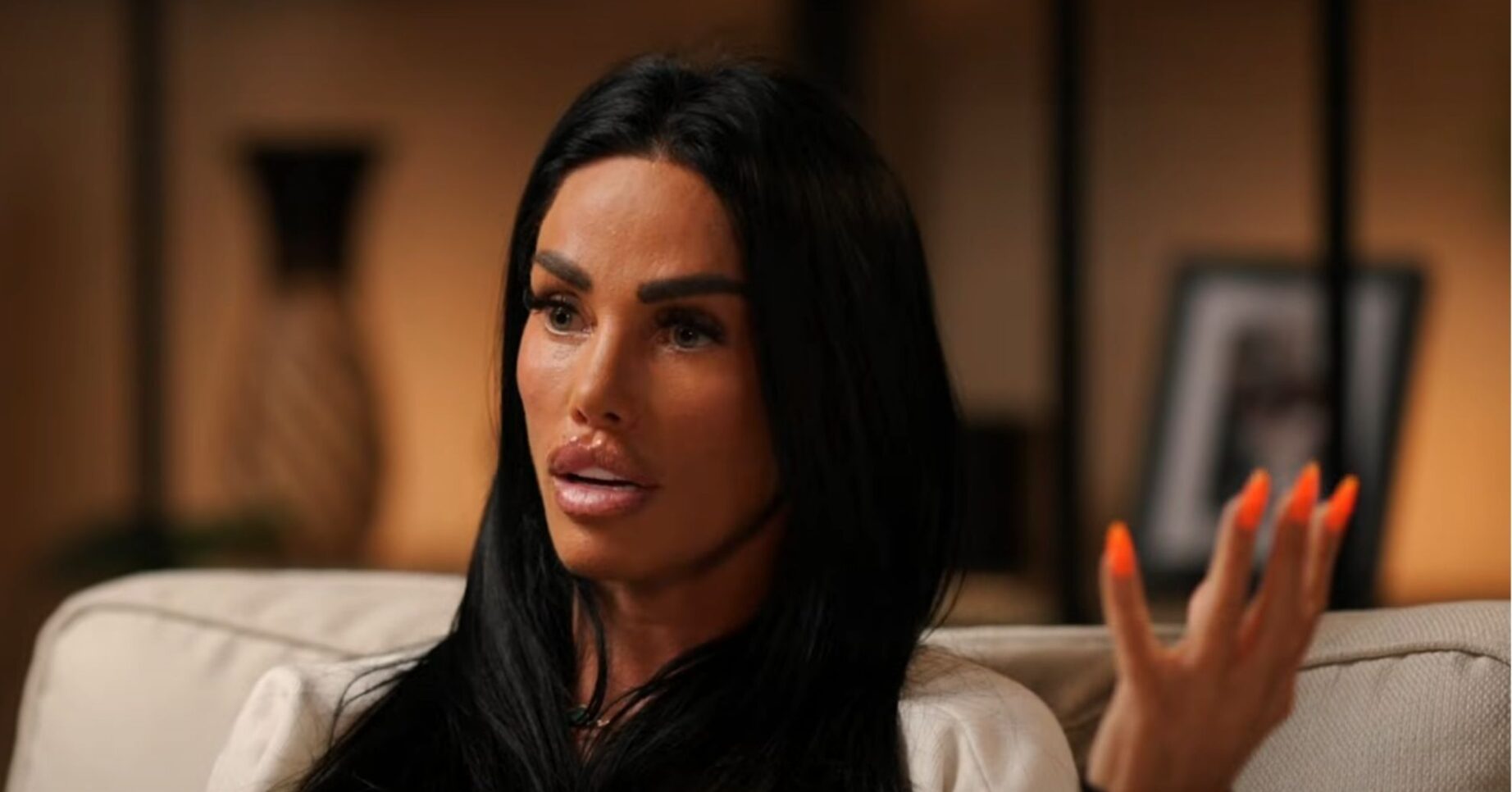 Katie Price talking