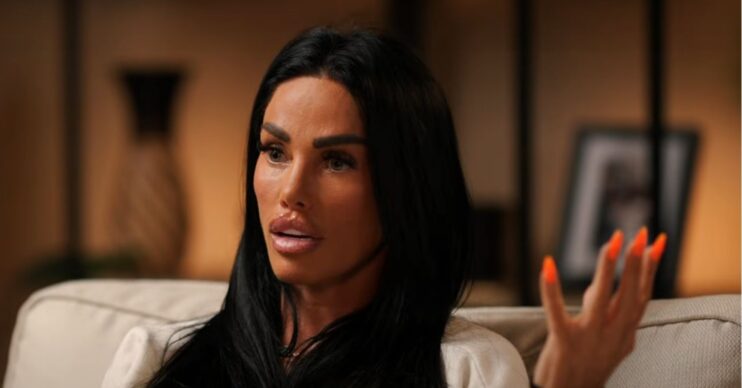 Katie Price talking