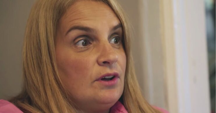 Sue Radford looking serious