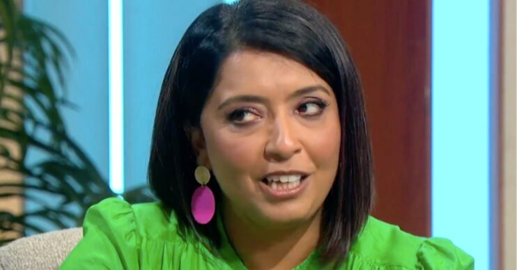 Sunetra smiling