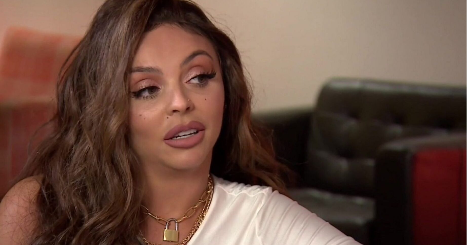 Jesy Nelson talking