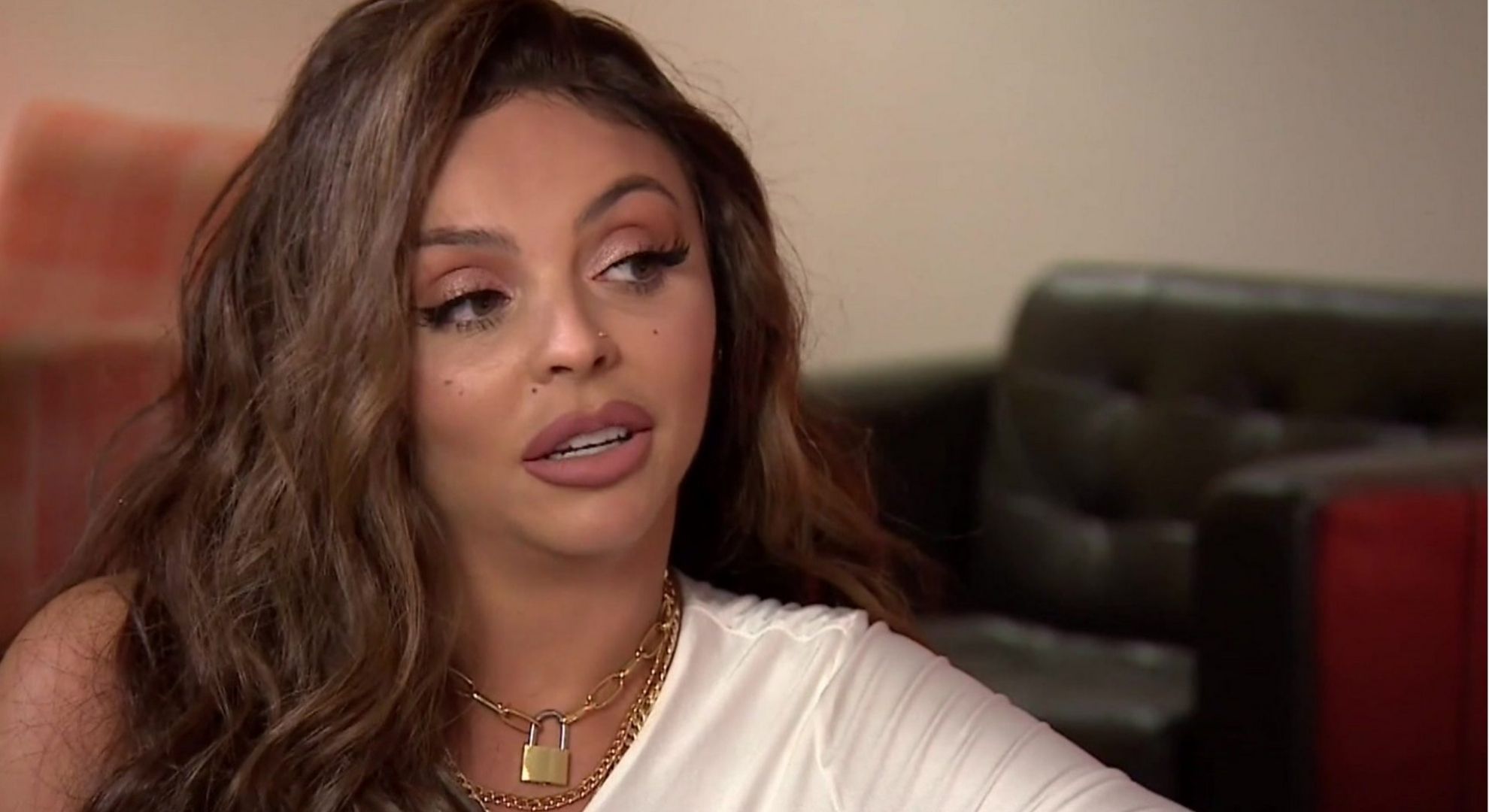 Jesy Nelson talking