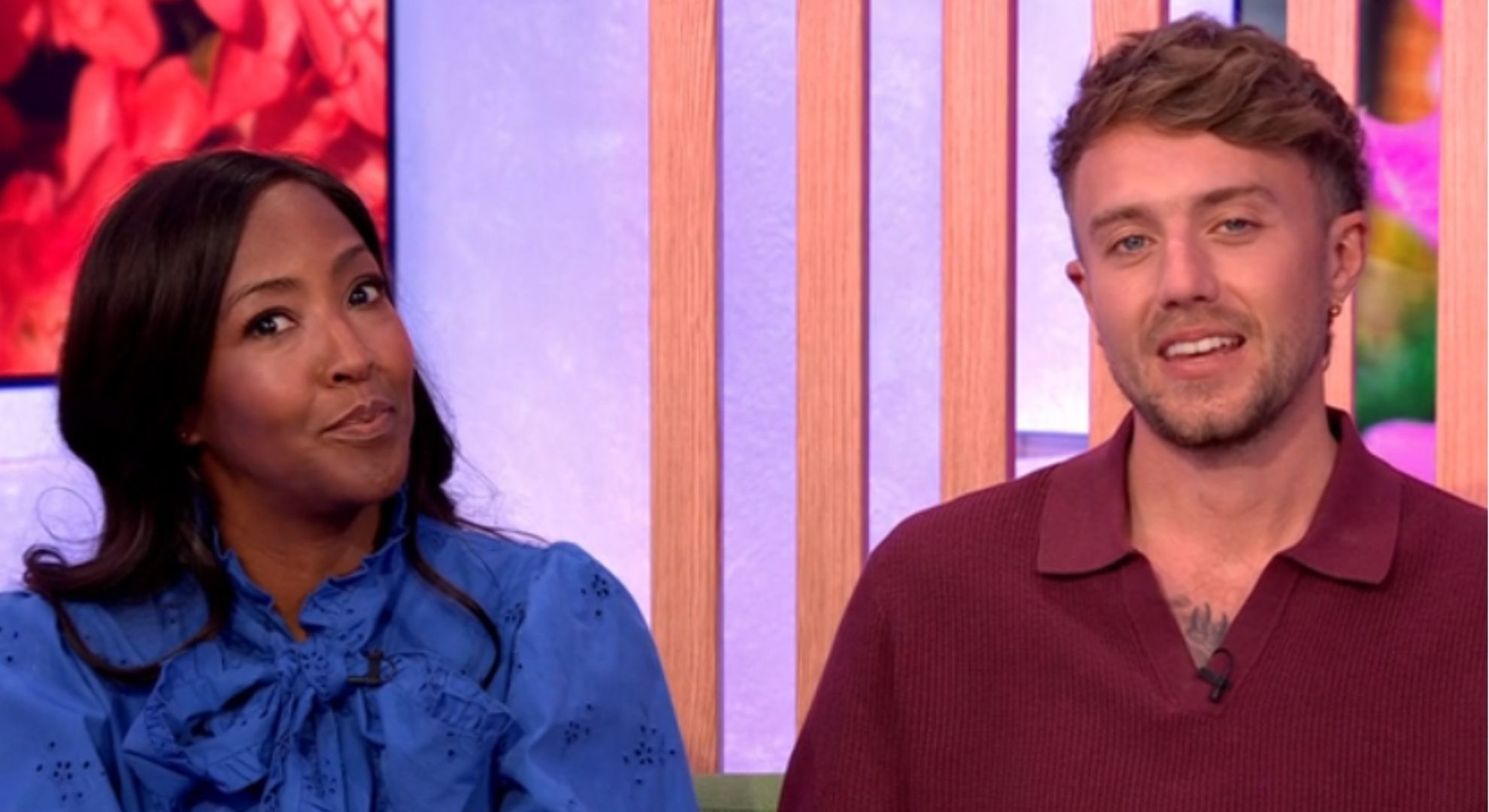 Angellica Bell and Roman Kemp hosting The One Show