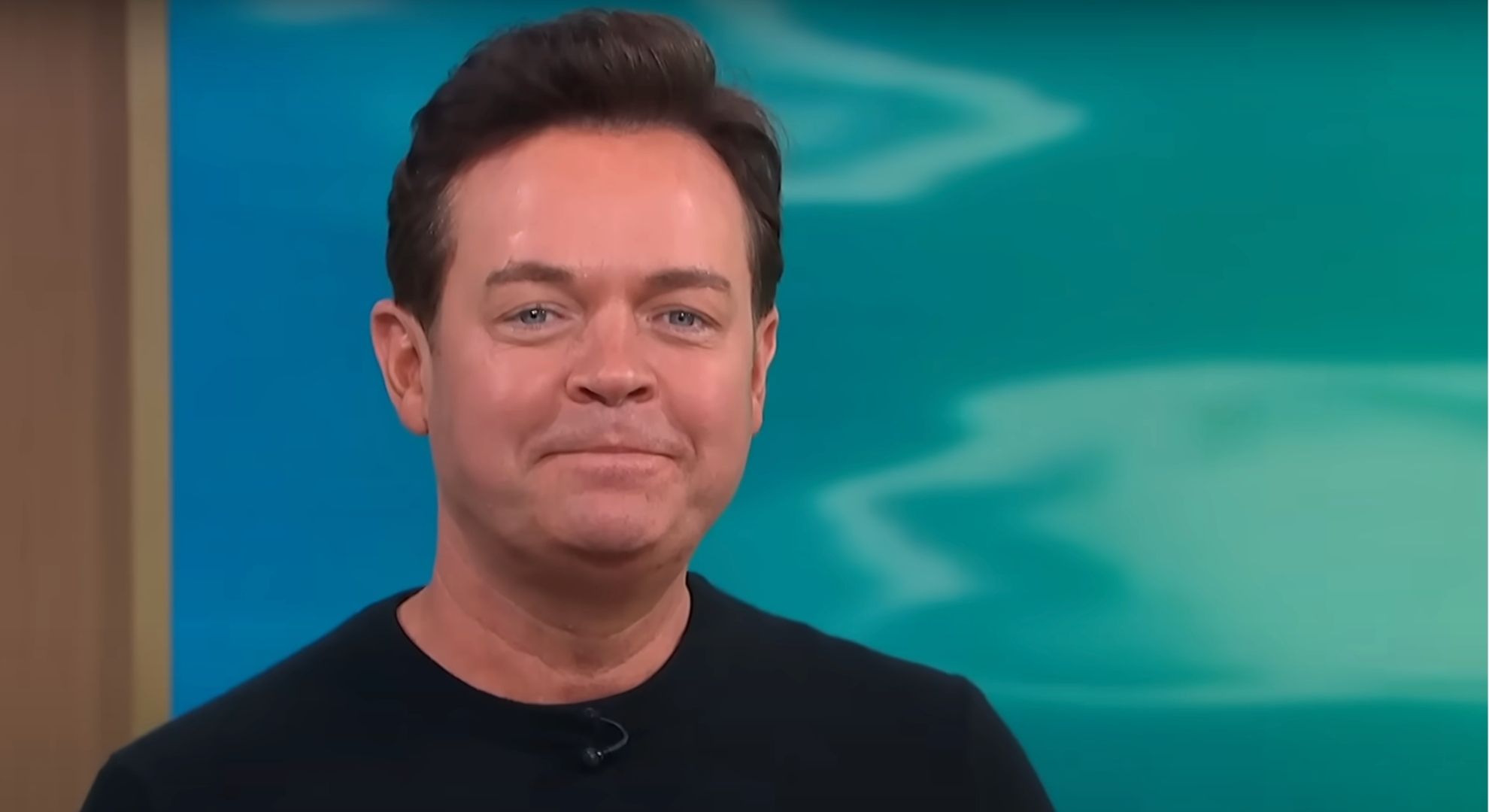 Stephen Mulhern smirking on This Morning 