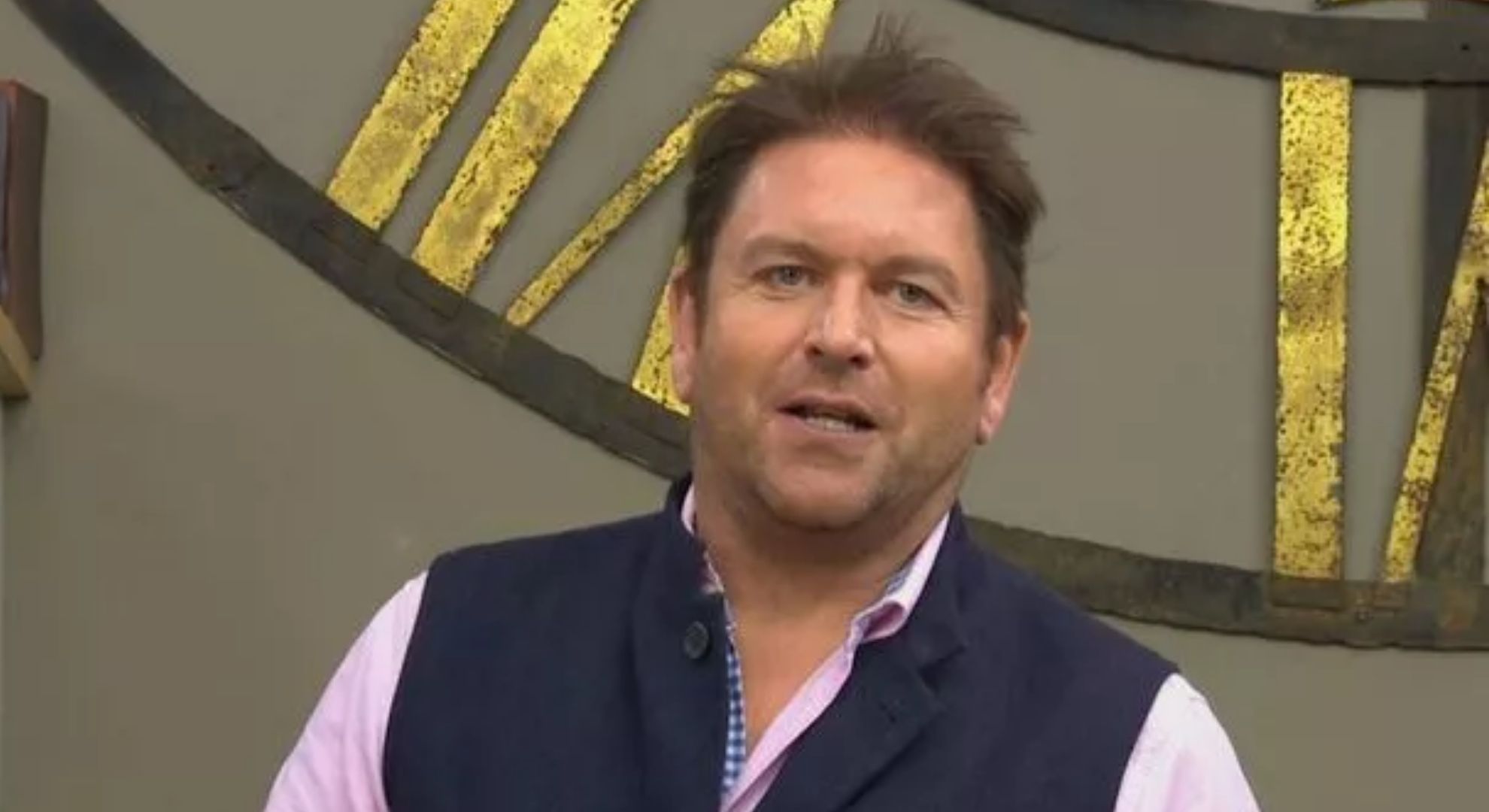 James Martin looking in front