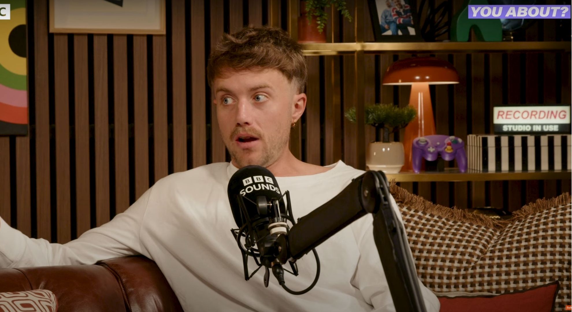 Roman Kemp talking