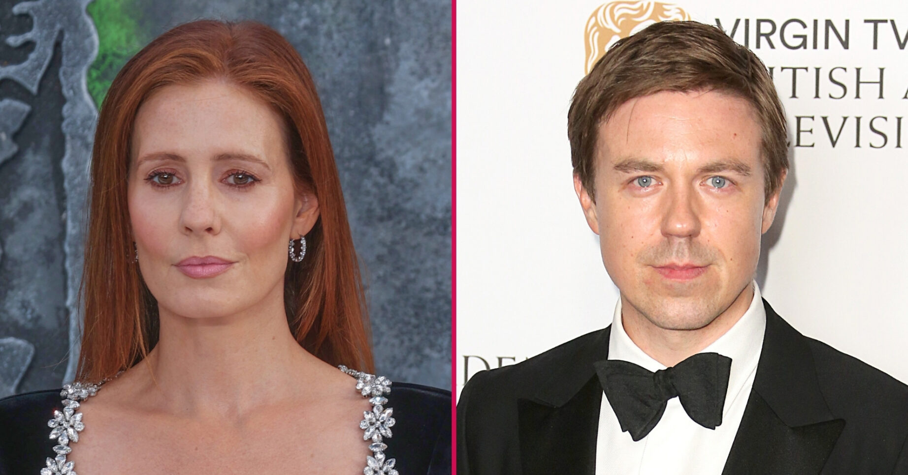 ED composite of Amy Nuttall and husband Andrew Buchan at events
