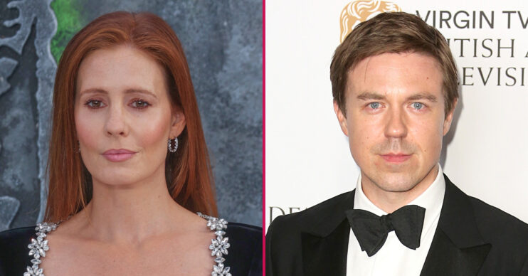ED composite of Amy Nuttall and husband Andrew Buchan at events