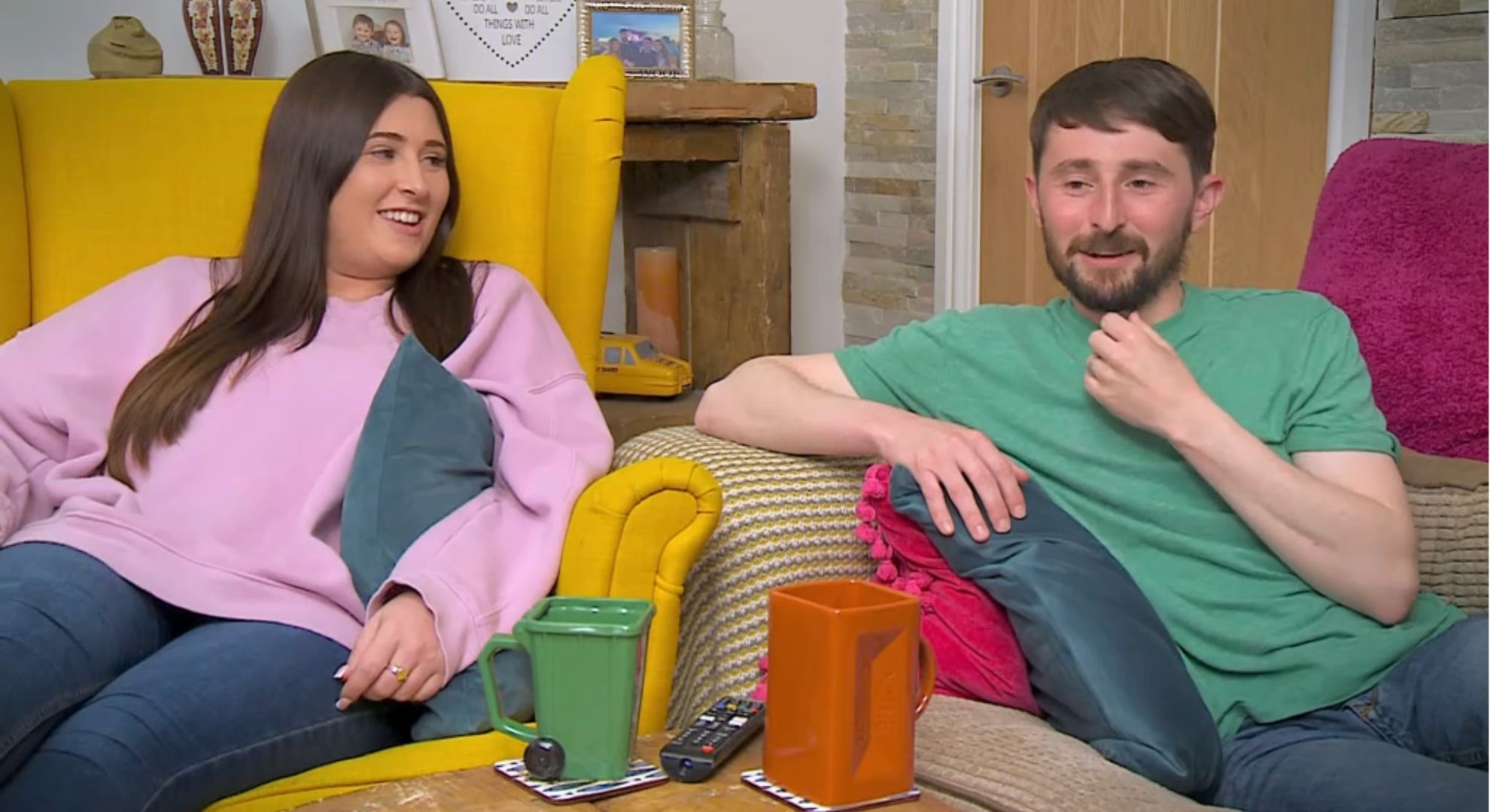 Pete and Sophie on Gogglebox