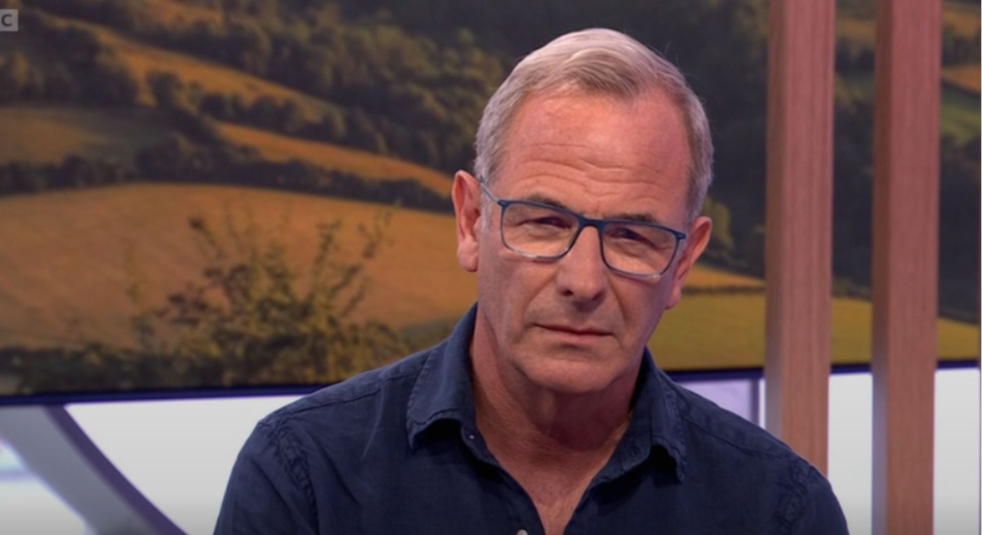 Robson Green looking in front